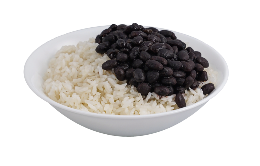 Arroz y habichuelas negras